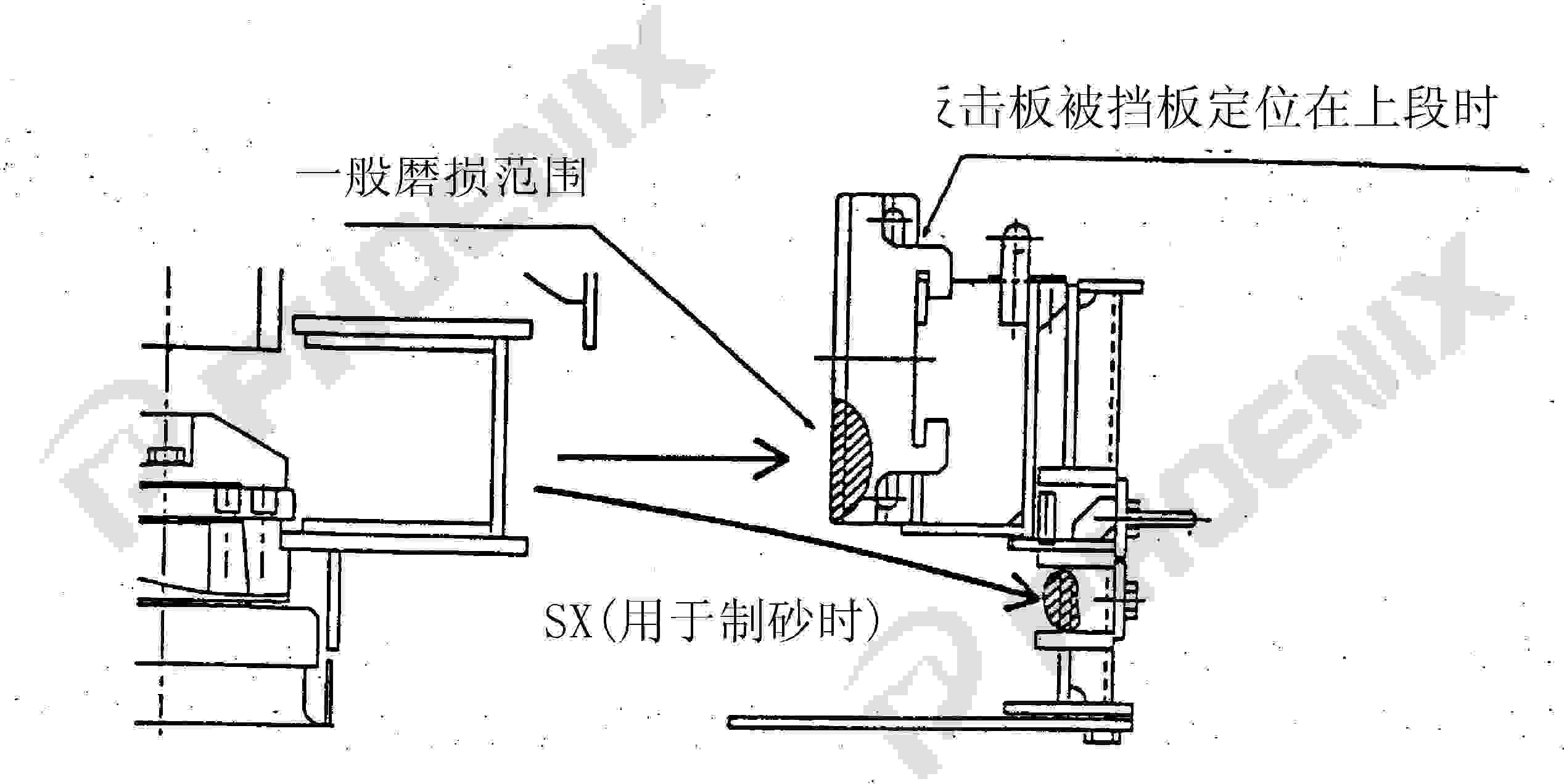 反擊板磨損狀況