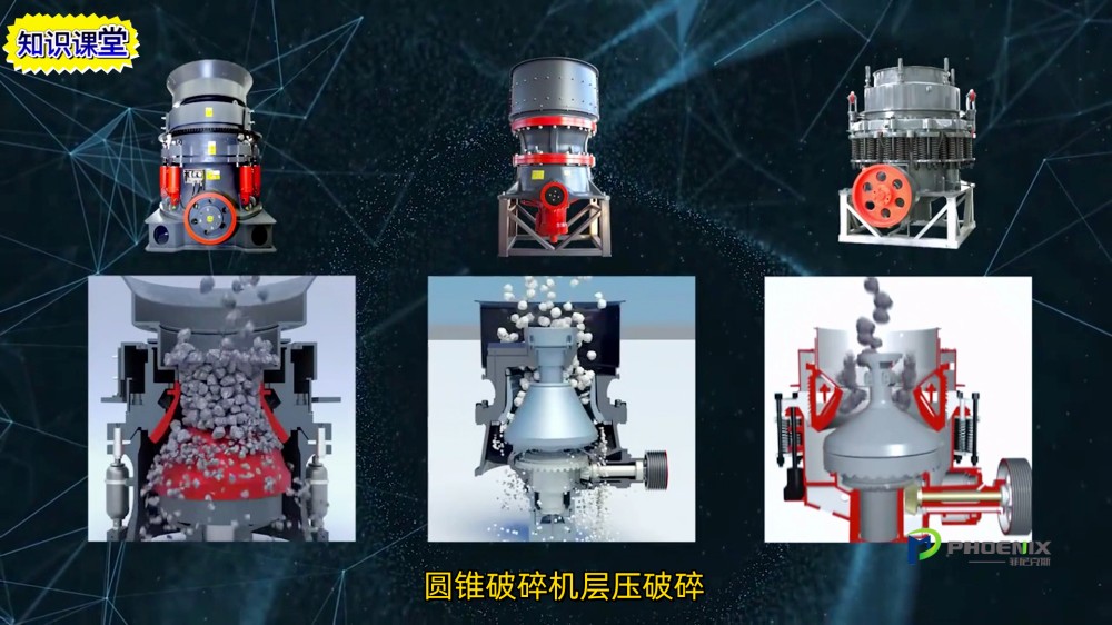 圓錐破碎機層壓破碎